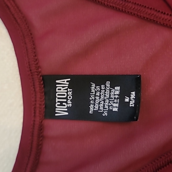 Victoria's Secret Black and Burgundy Tank Tops - Picture 2 of 5